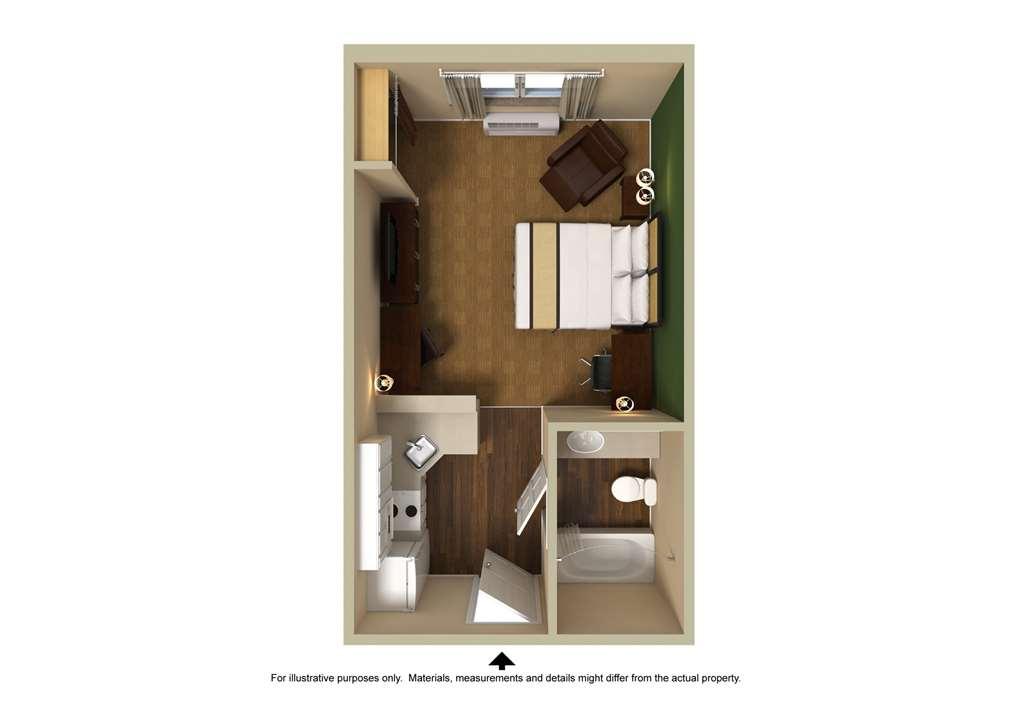 Extended Stay America Select Suites - Detroit - Розвилл Номер фото